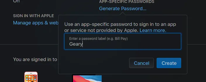 app password