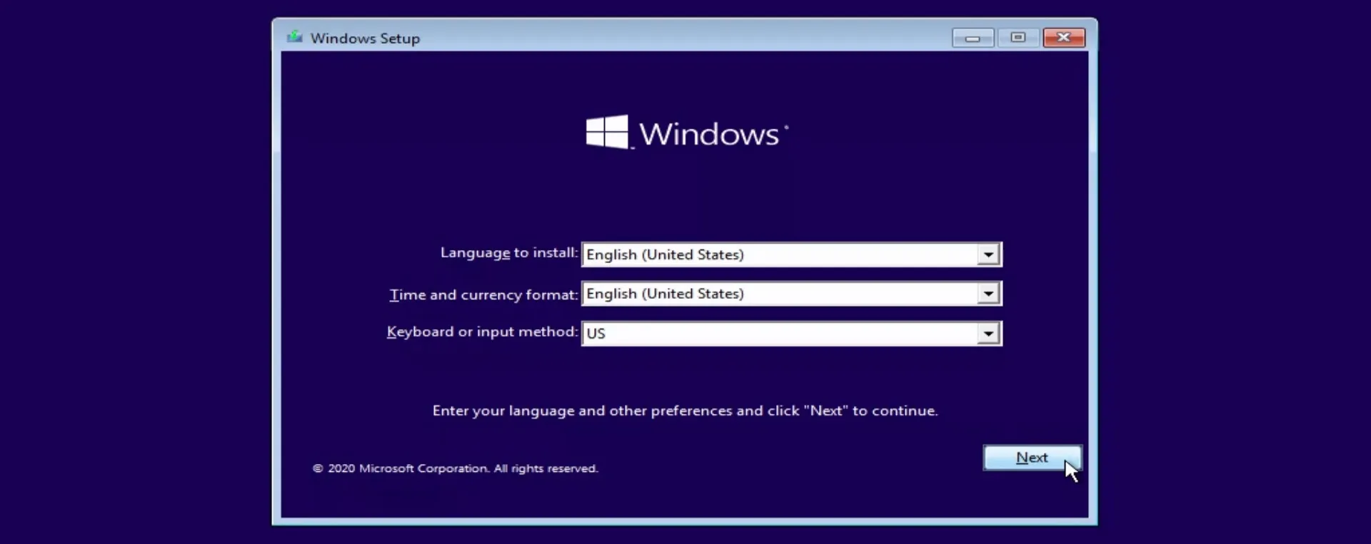 Windows region &amp; language settings