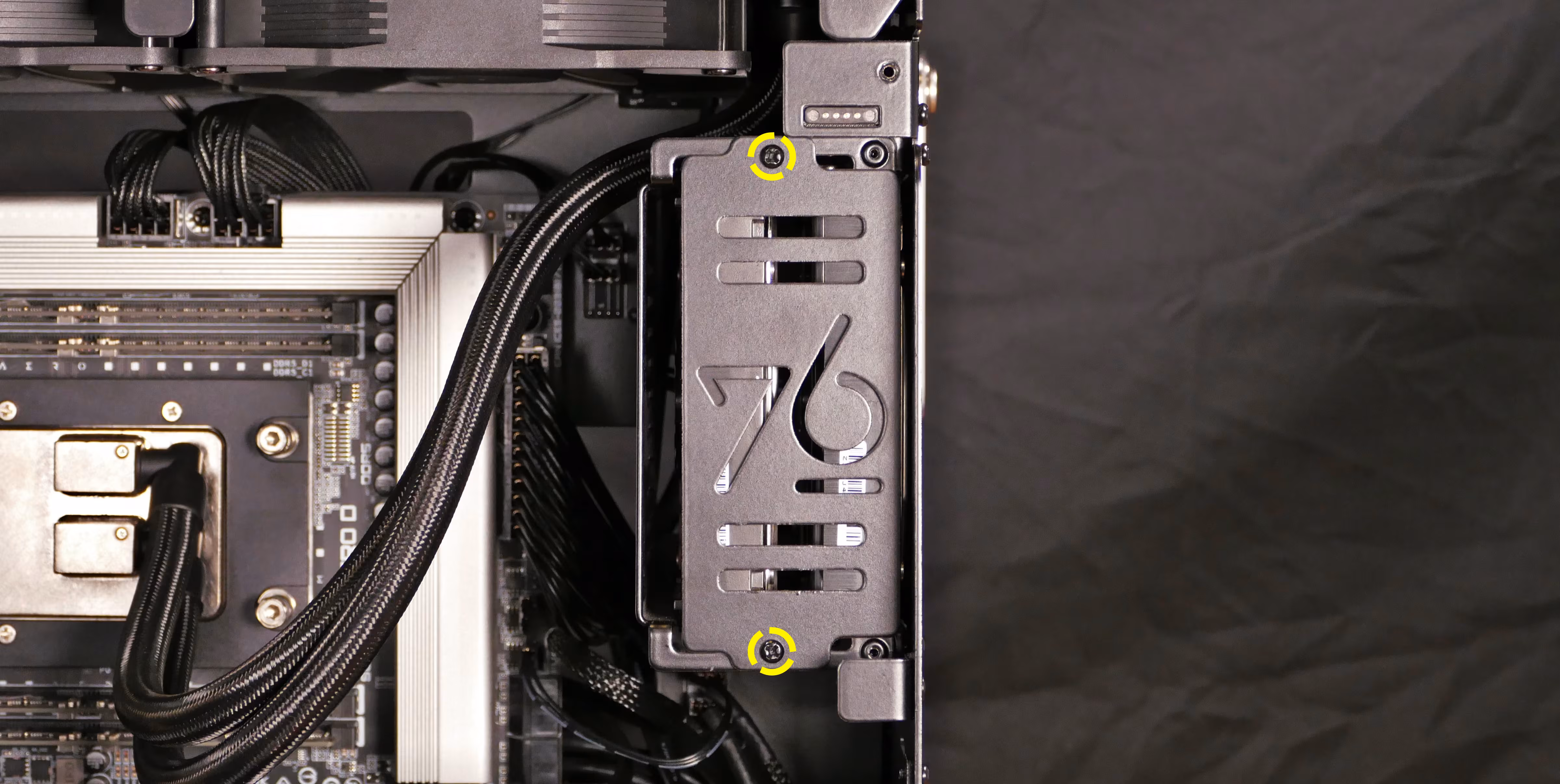 3.5" drive cage cover