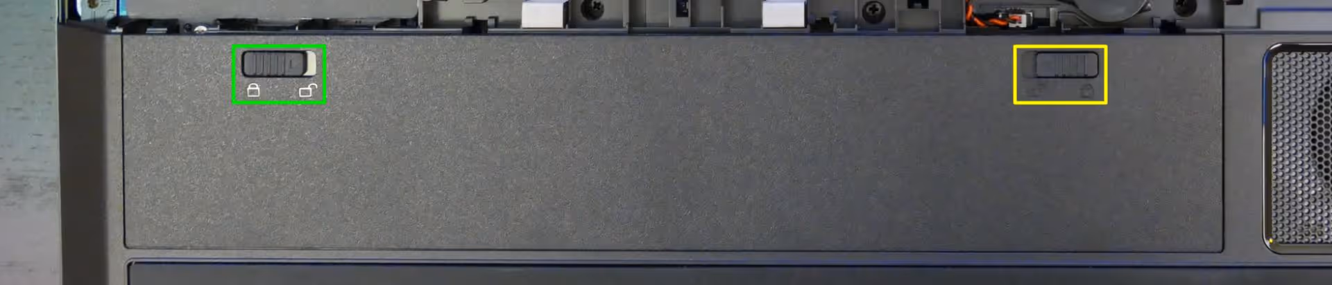 Battery sliders