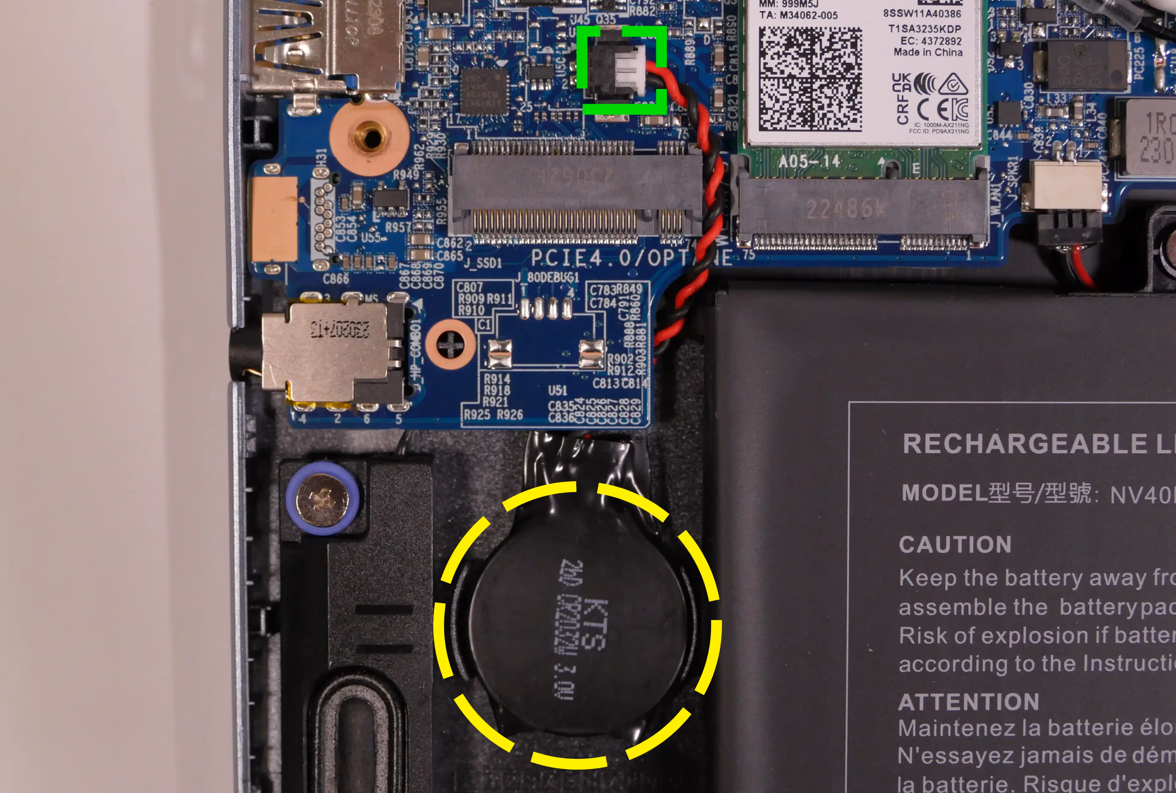 CMOS battery
