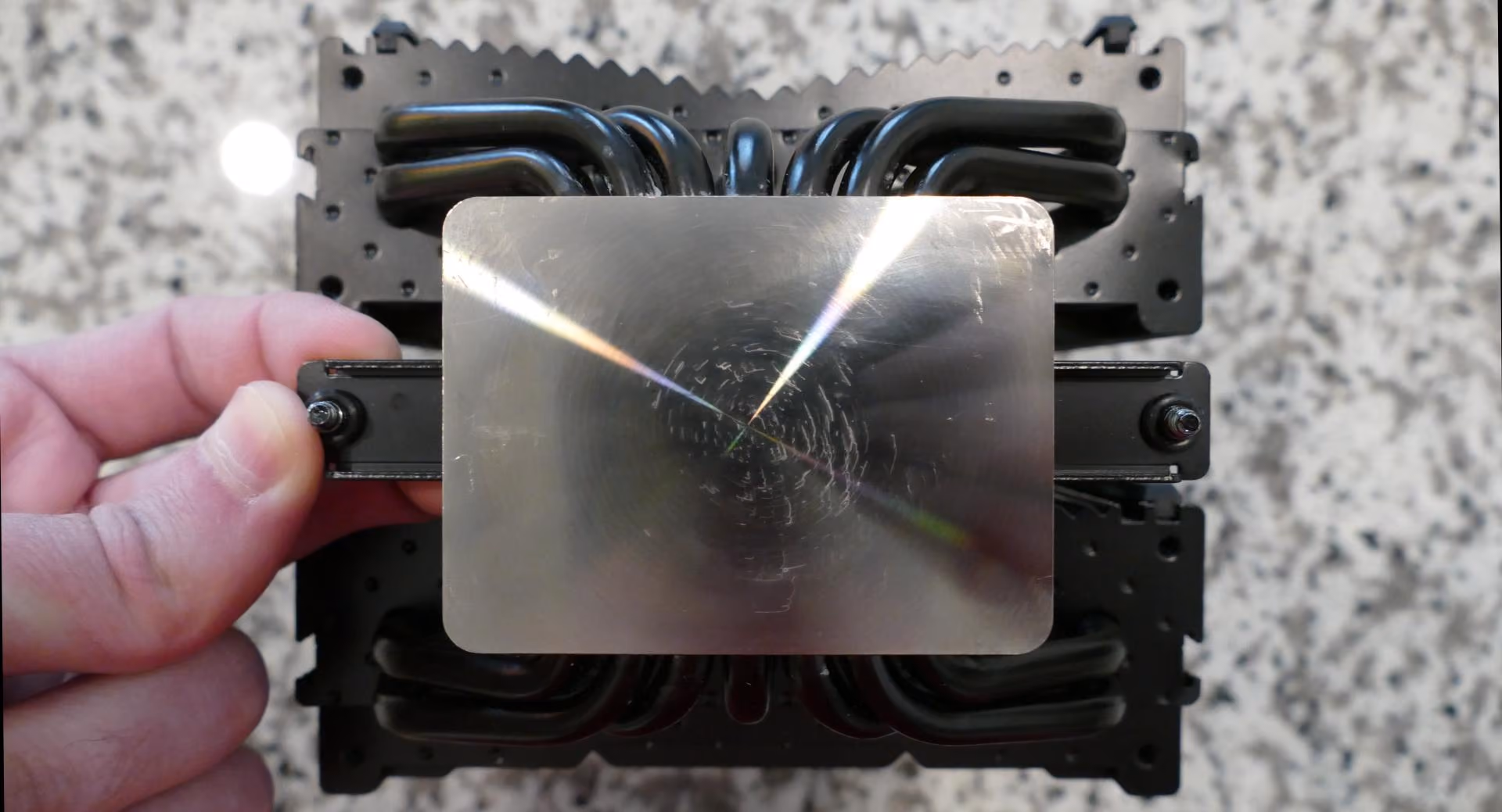CPU cooler crossbar