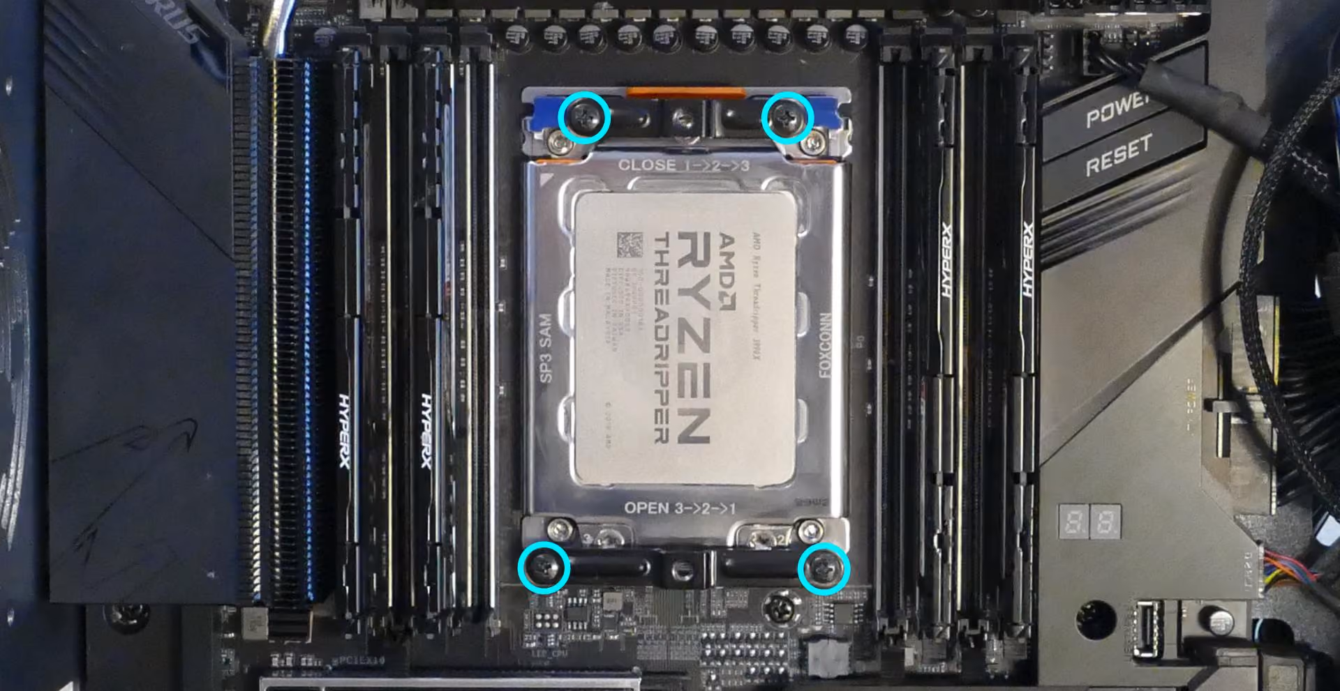 CPU cooler mounting bracket screws