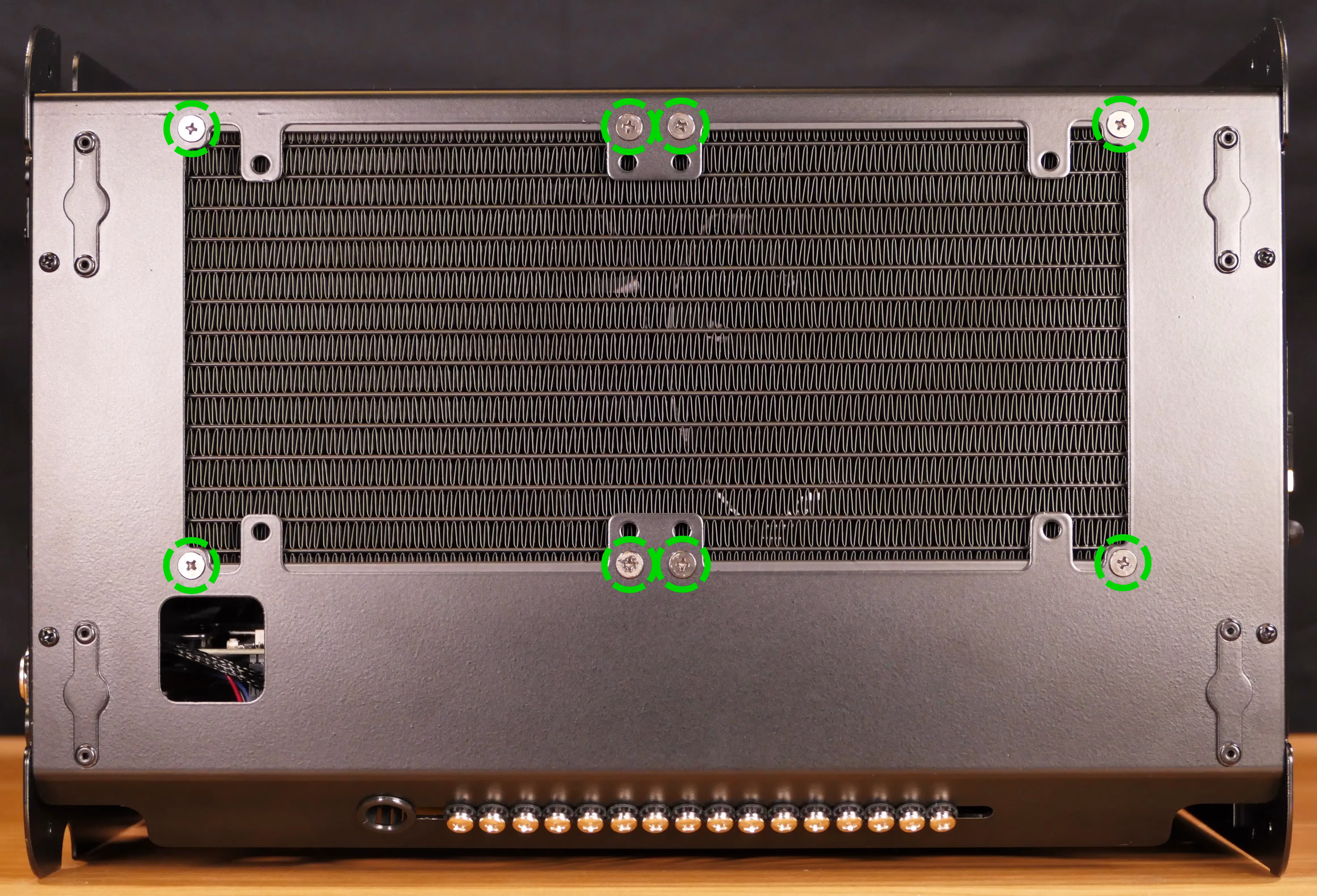 CPU cooler radiator screws