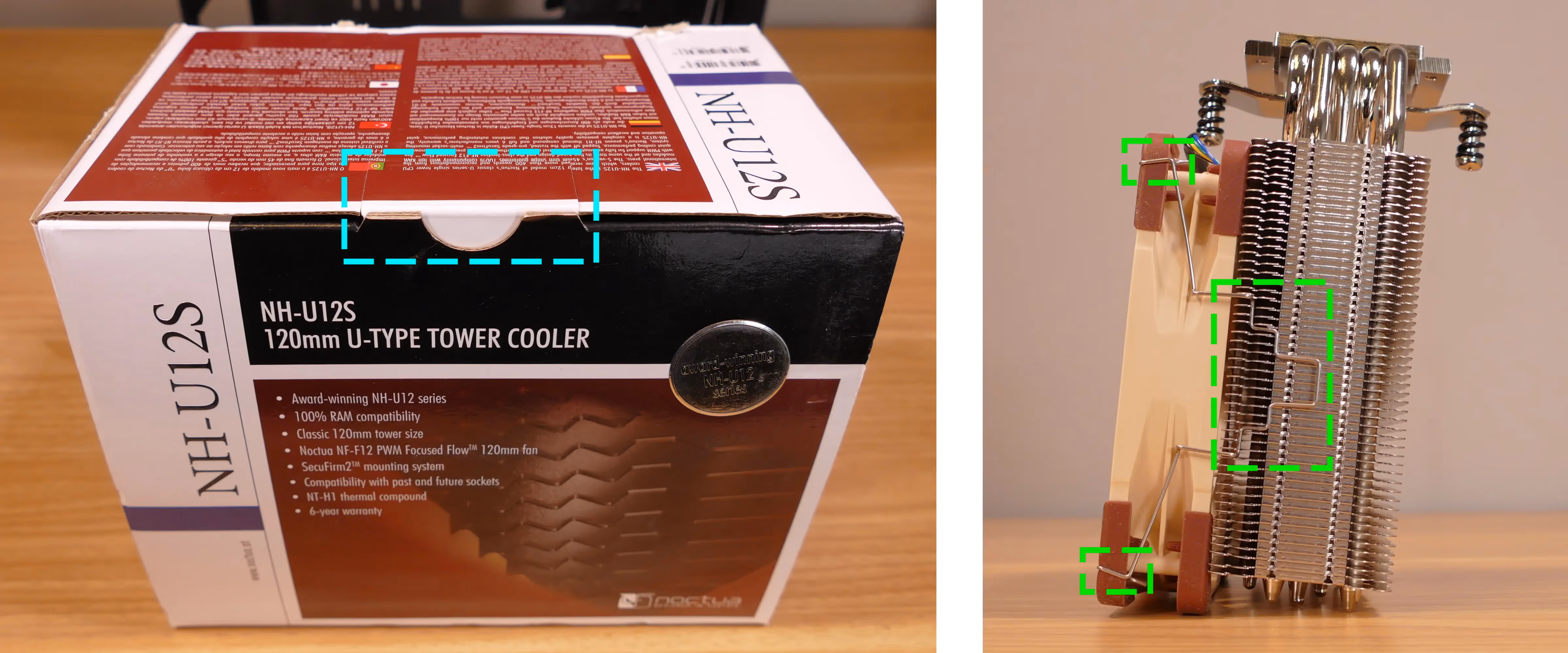 Noctua NH-U12S unboxing