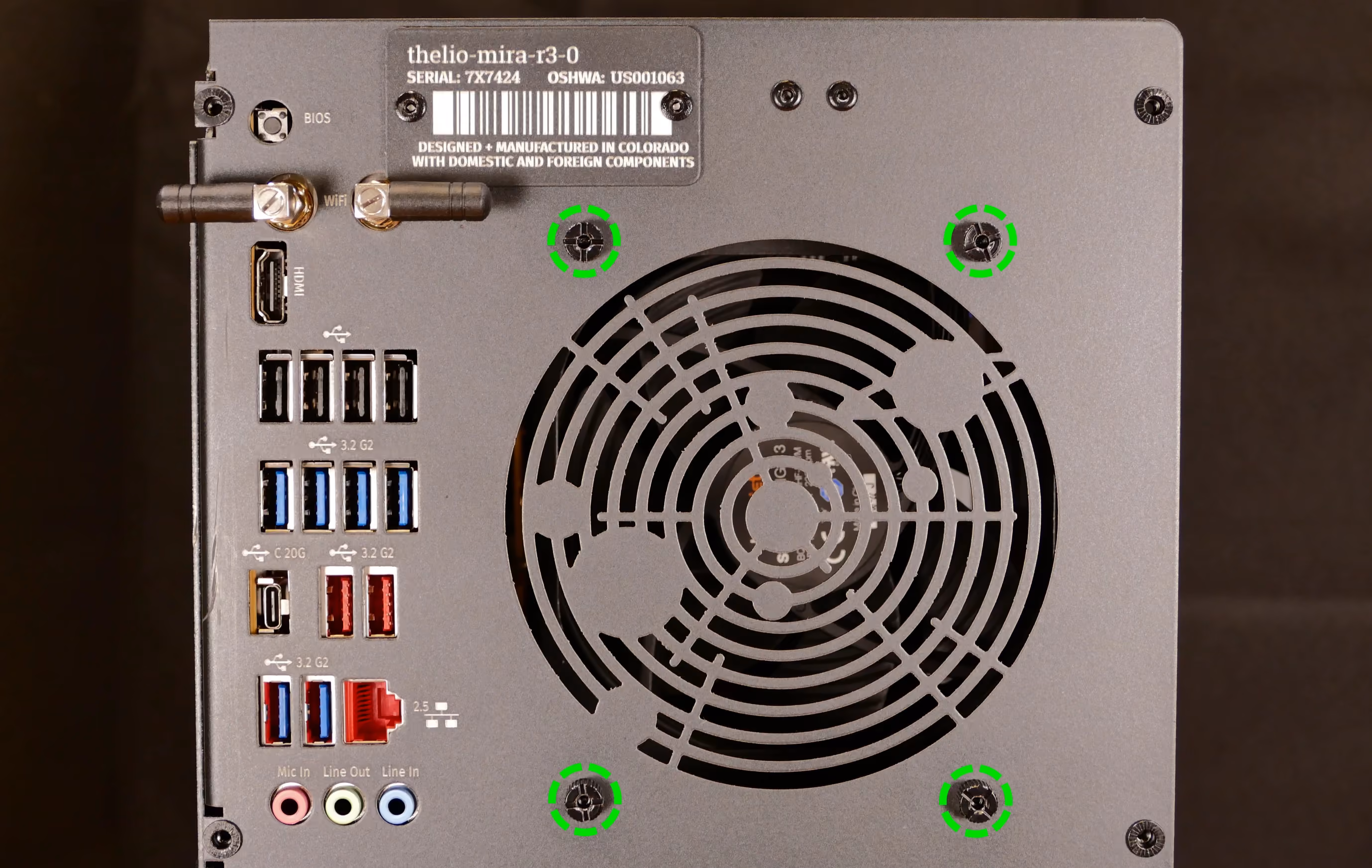 CPU duct screws