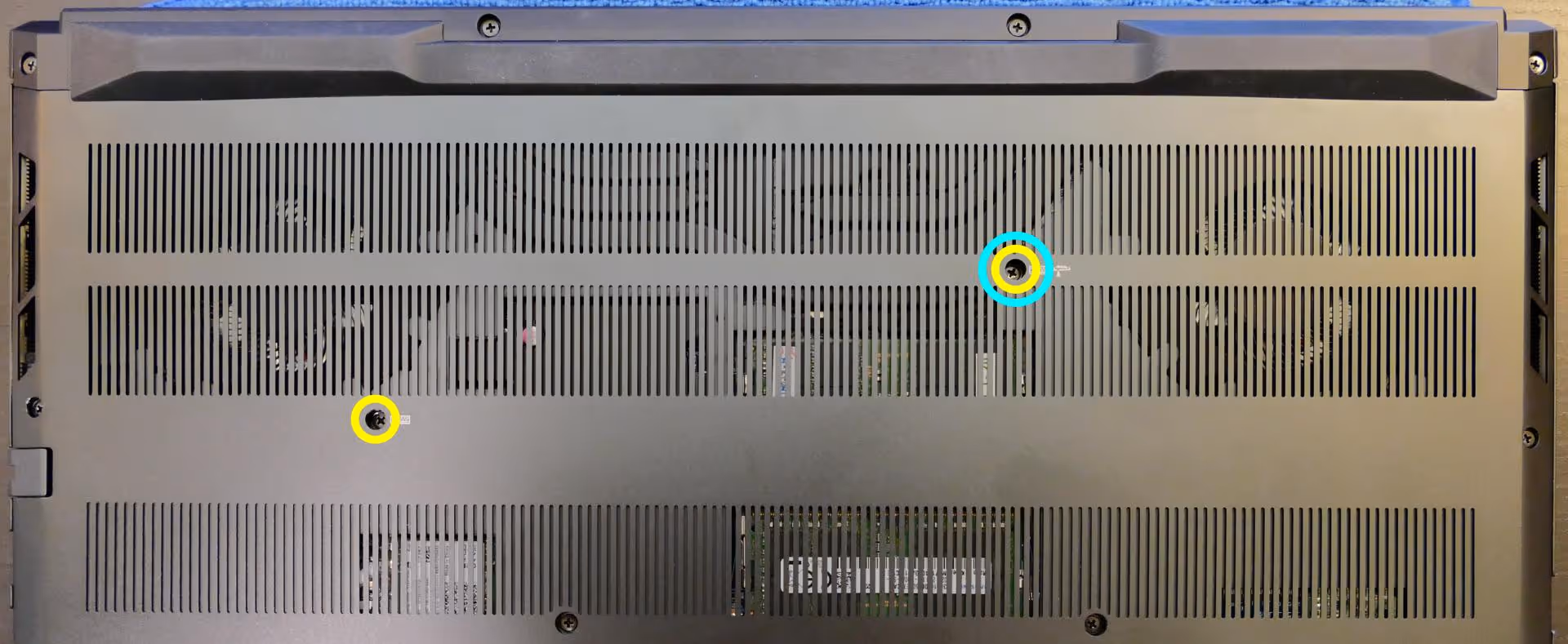 Keyboard screws