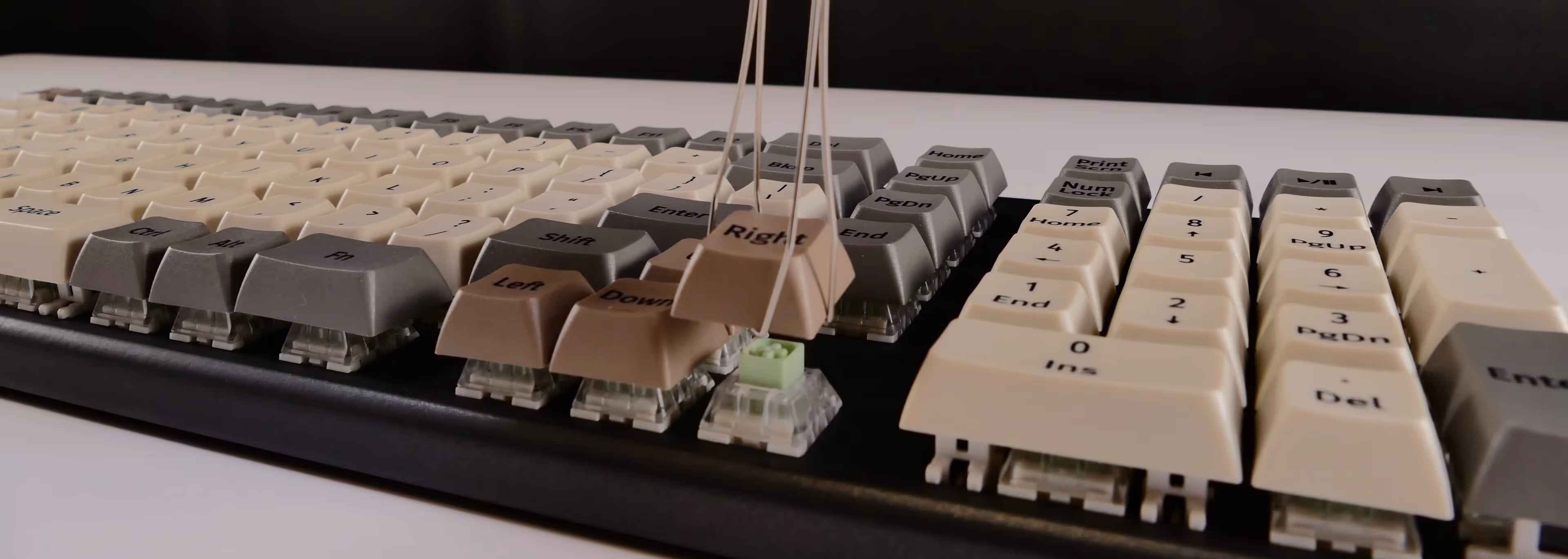 Removed keycap