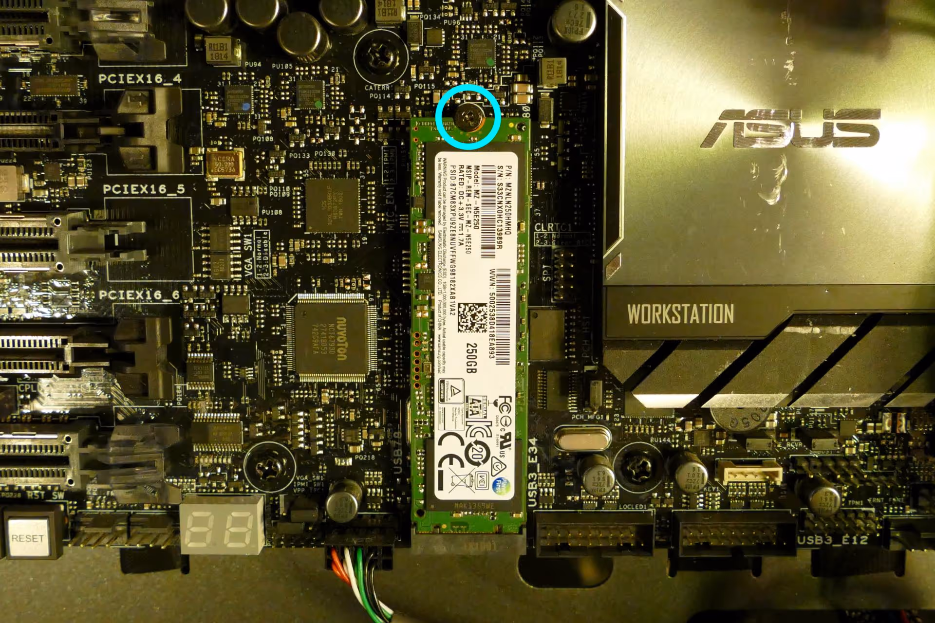 M.2 slot screw