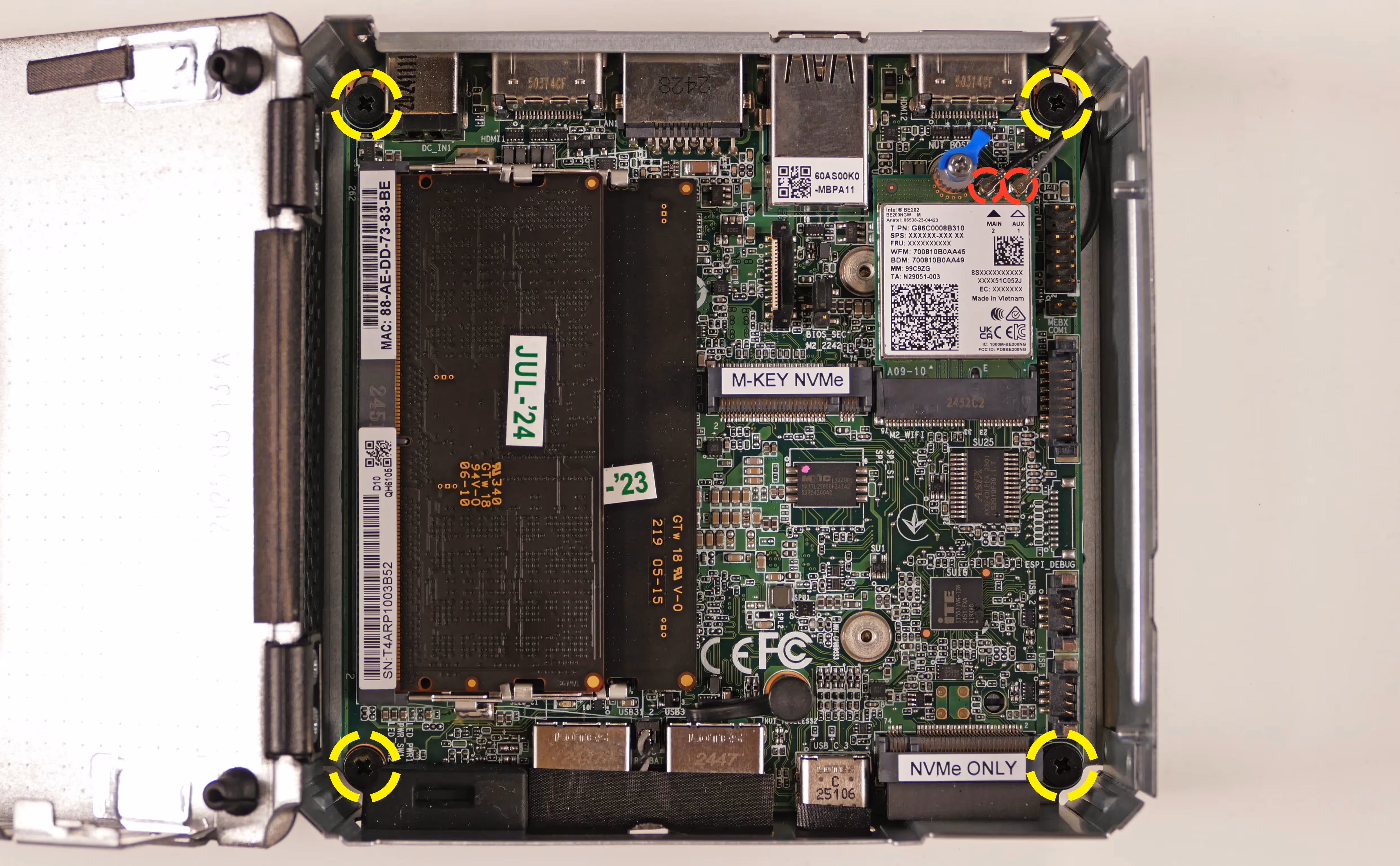 Motherboard screws