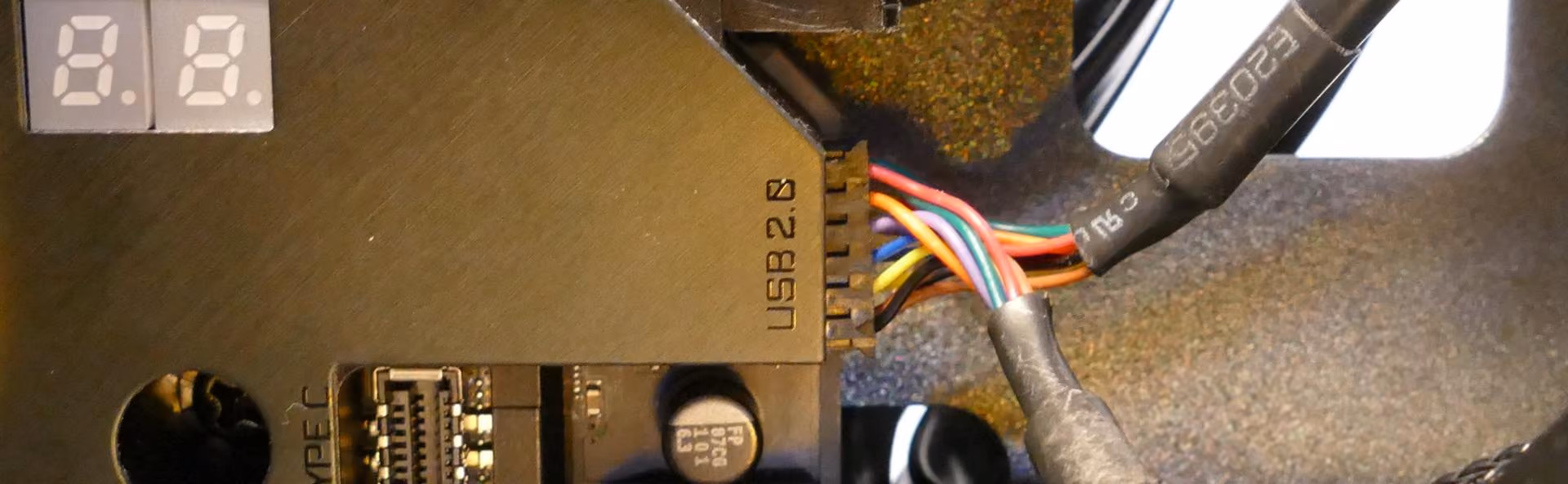 USB input on motherboard