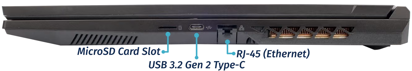 17" Right Ports (3050, 3050 Ti)