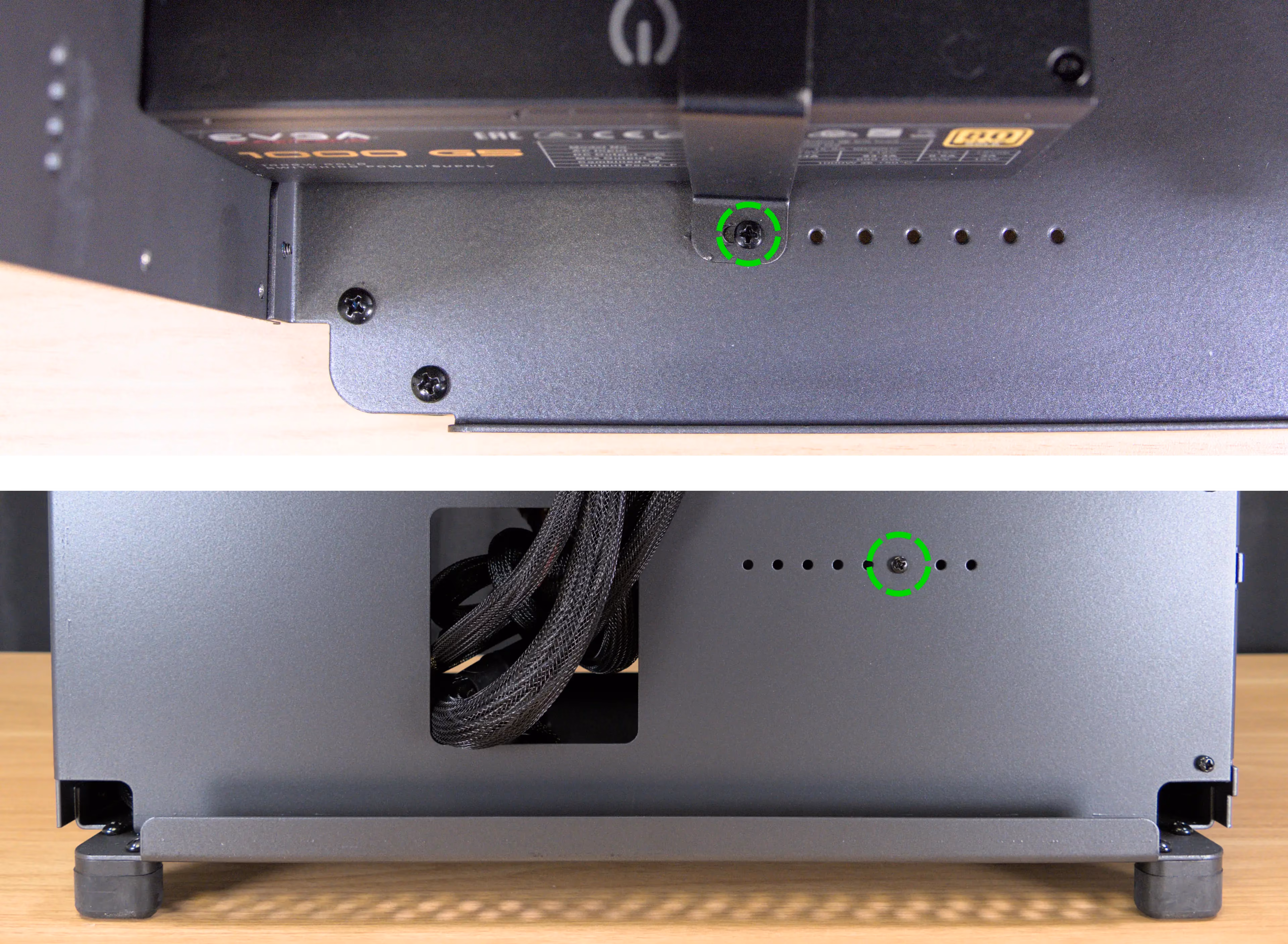 PSU bracket screws