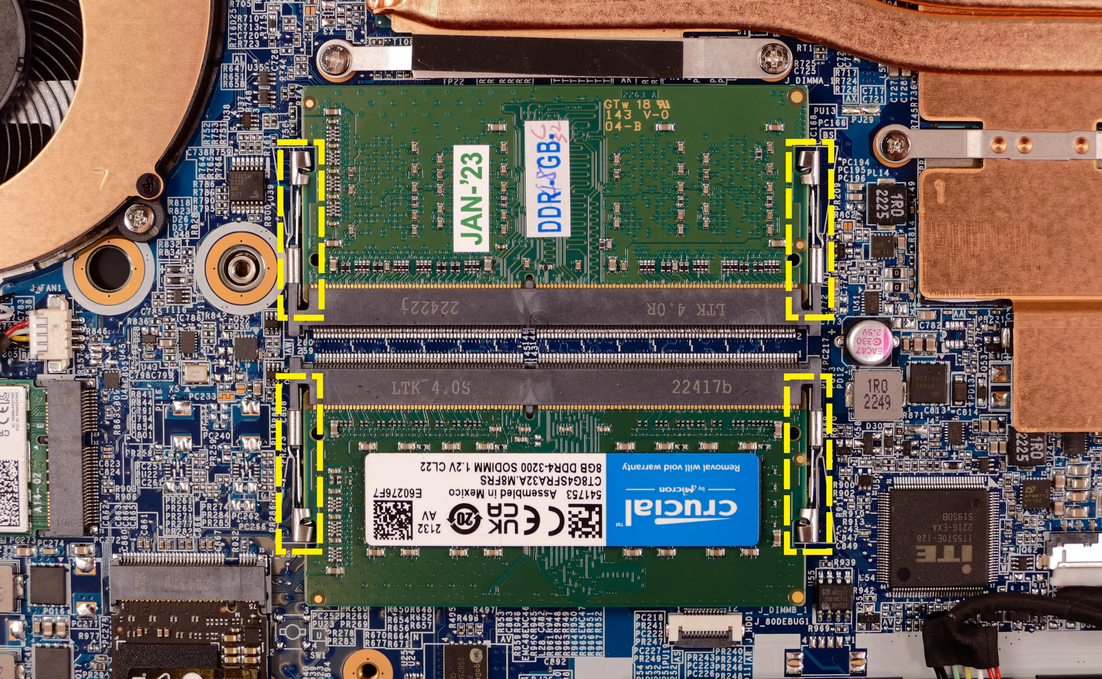 RAM slots