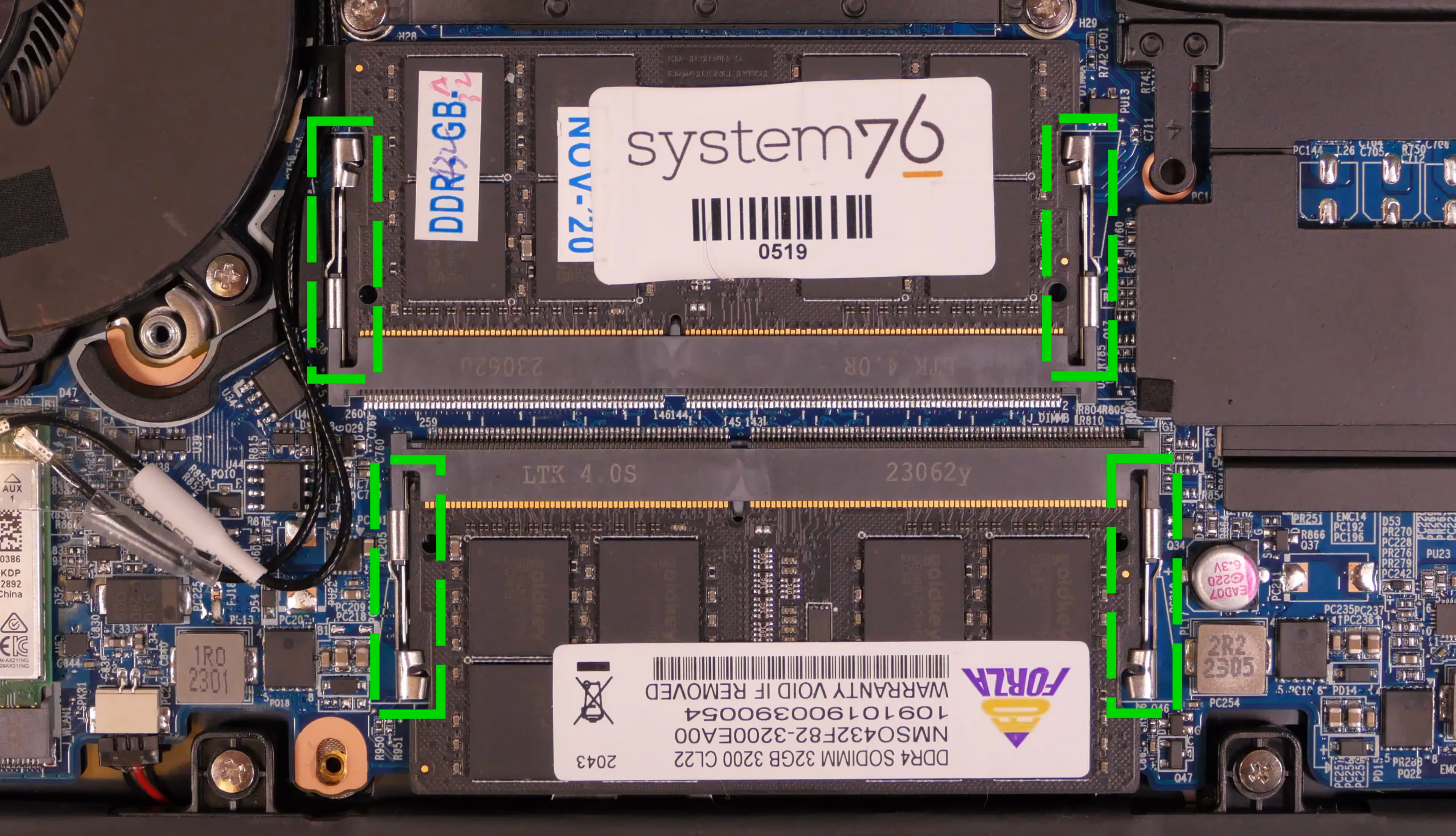 RAM slots