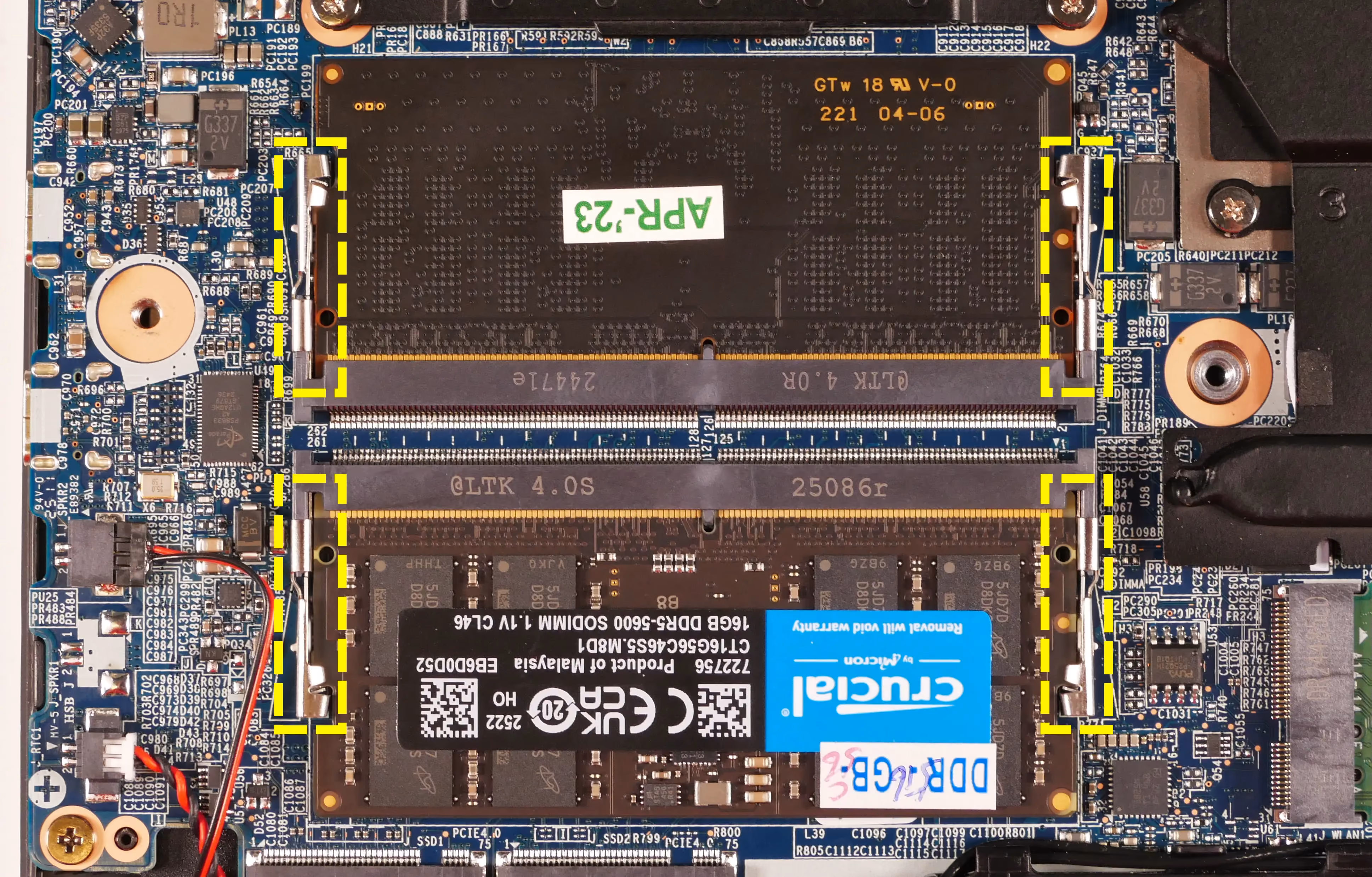 RAM removal