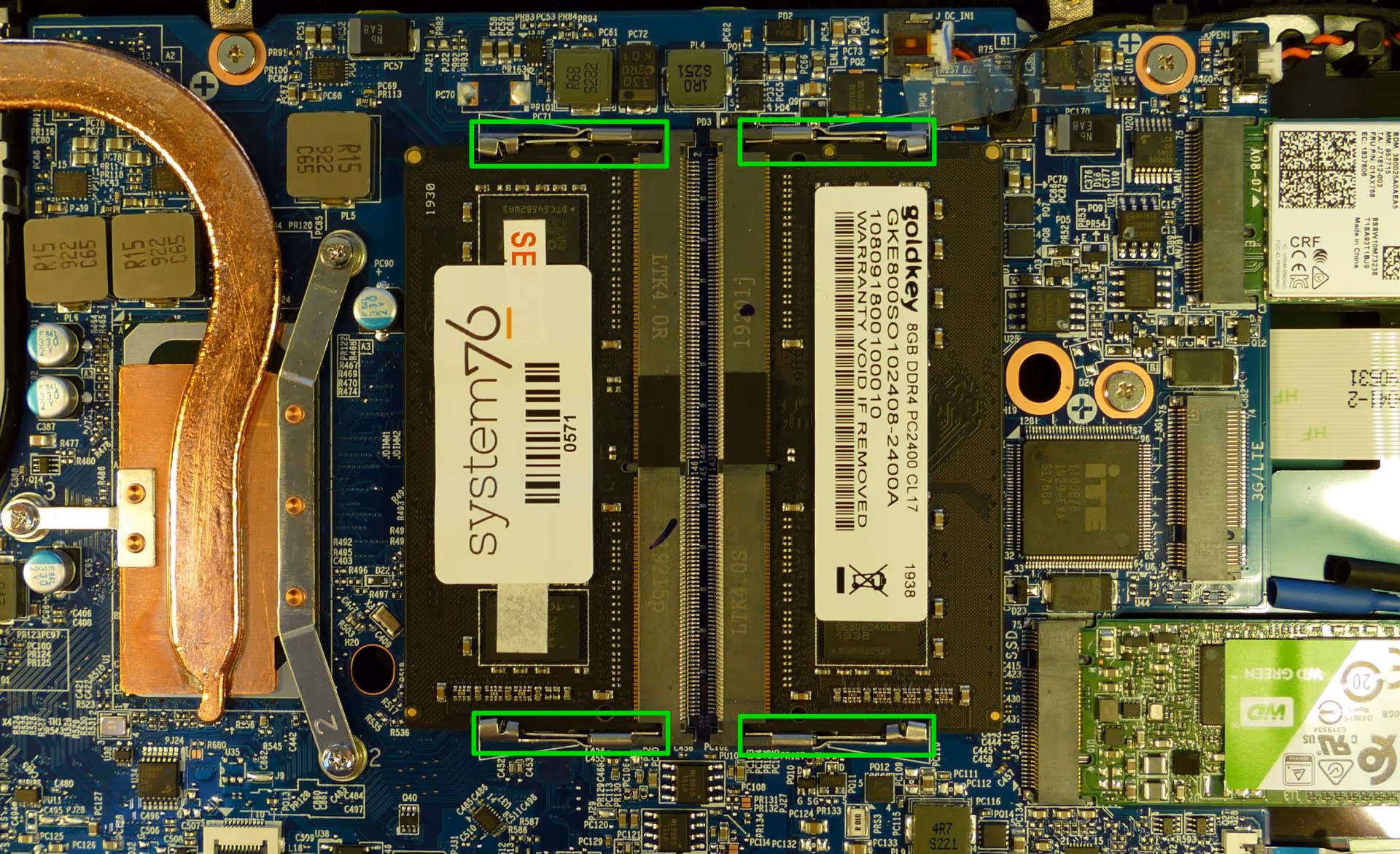 RAM slots