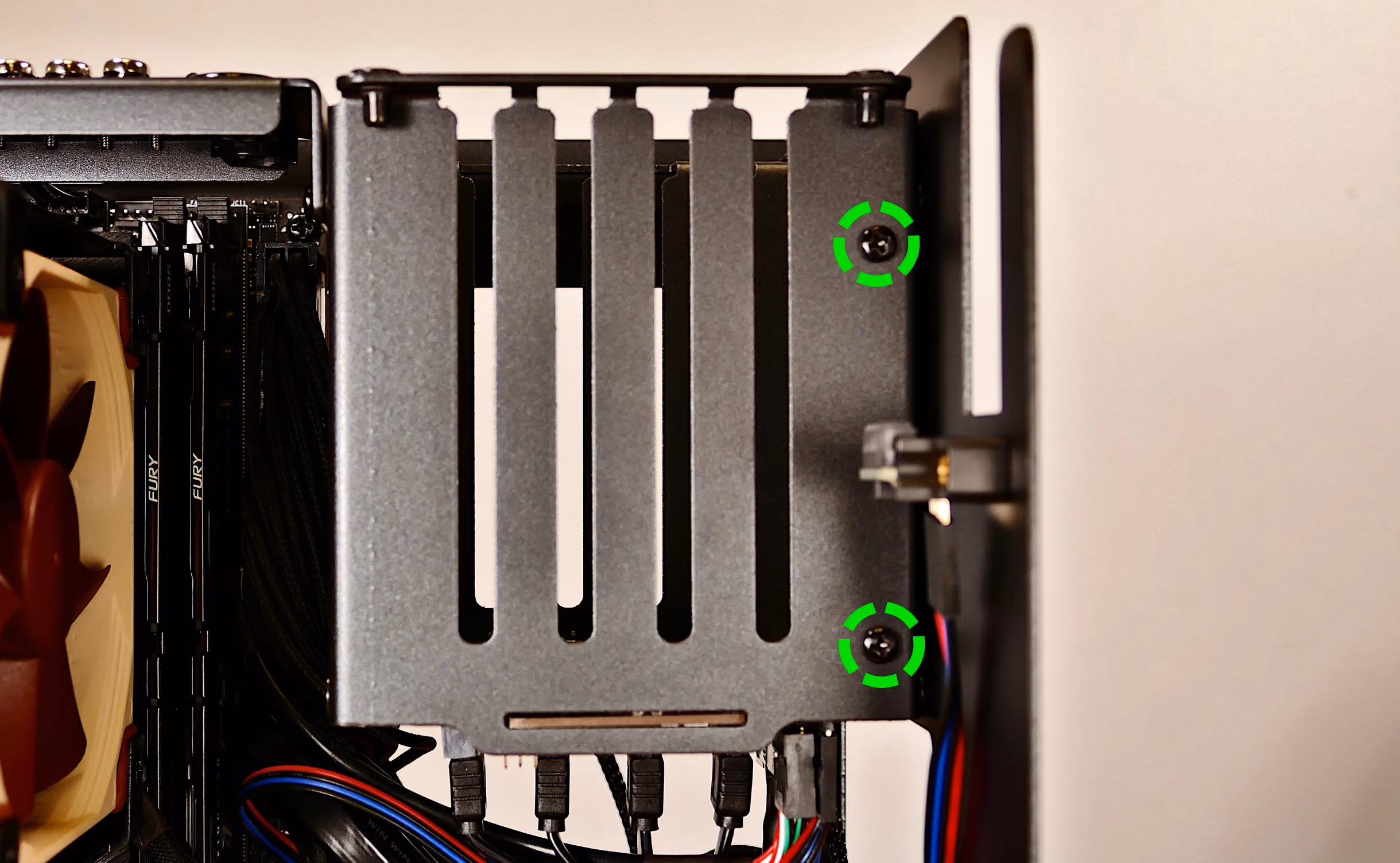 Thelio-IO drive cage screws