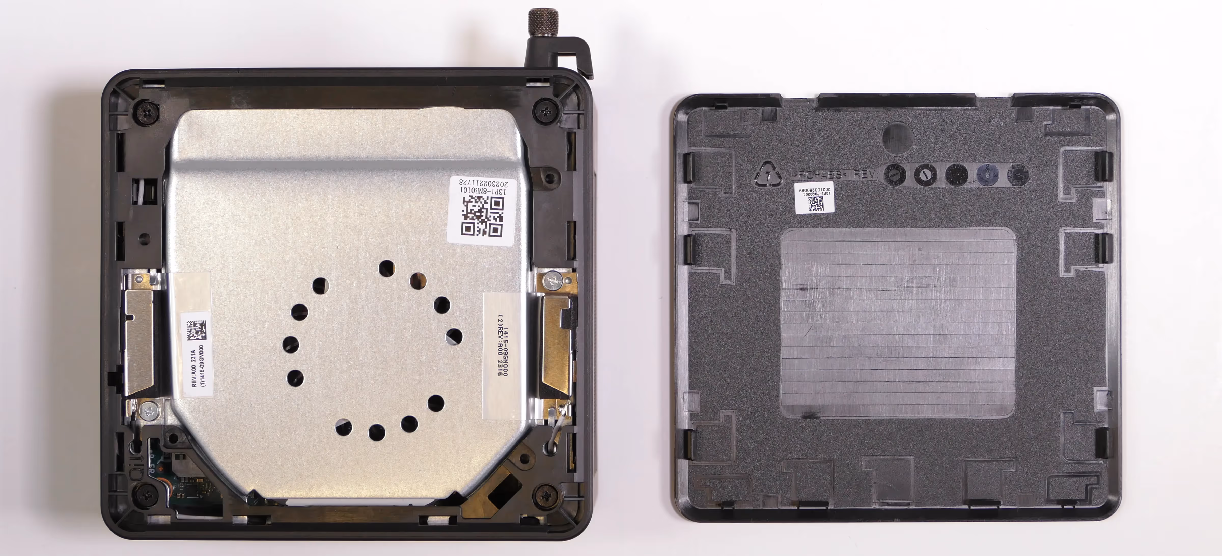 Top cover removed