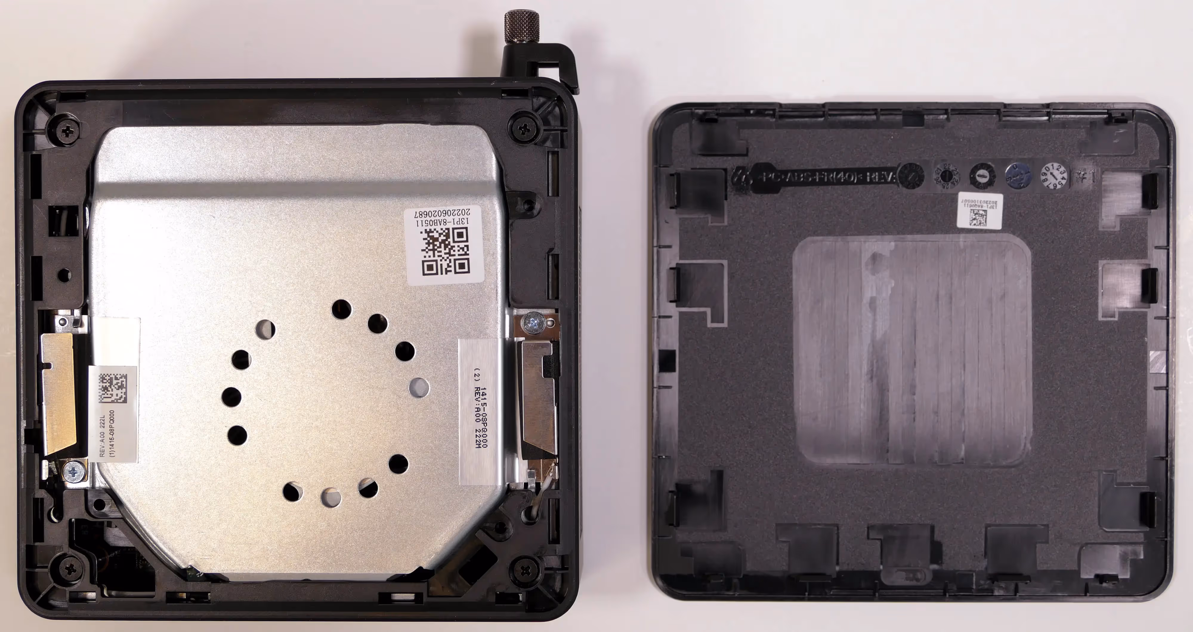 Top cover removed