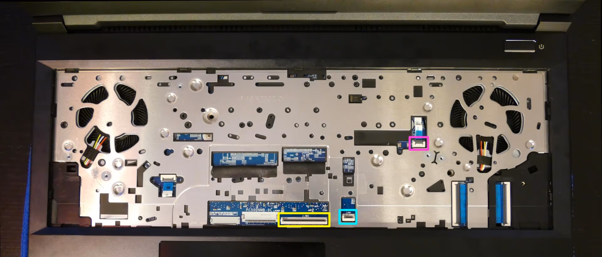 Under-Keyboard Connectors