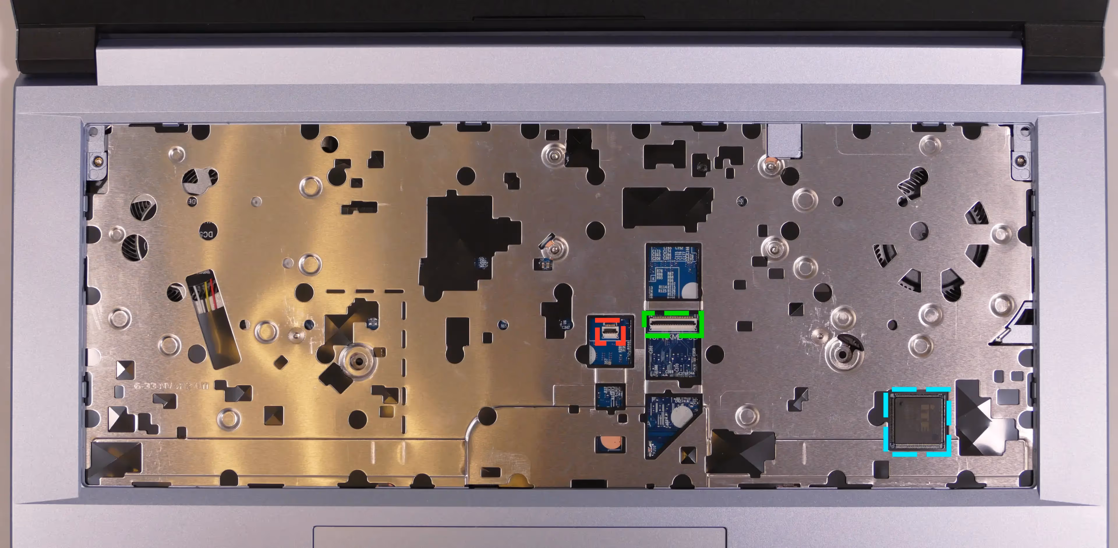 Under-Keyboard Connectors