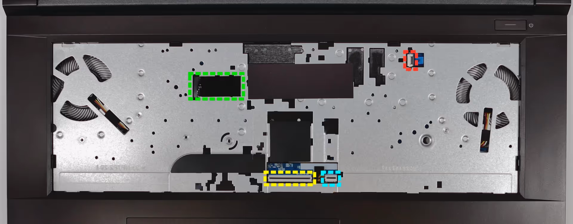 Under-Keyboard Connectors
